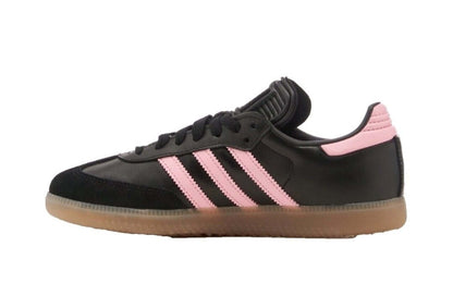 Adidas Samba OG “Messi Miami” Sneakers – Black w/ Pink Logo