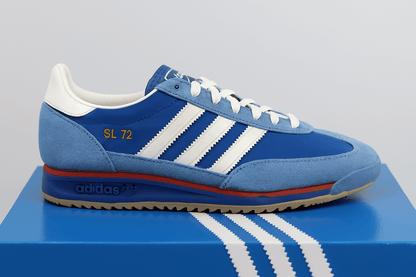 Adidas SL 72 Sneakers – Collegiate Blue / Cloud White / Gum | Retro Running Style | Men’s Size 10 IF7569