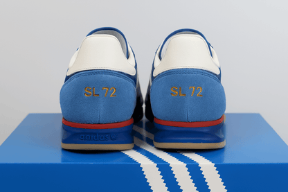 Adidas SL 72 Sneakers – Collegiate Blue / Cloud White / Gum | Retro Running Style | Men’s Size 10 IF7569