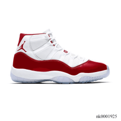 Air Jordan 11 Retro “Cherry” 2022 – Varsity Red/White | AJ11 | nk0001925 side view with glossy red patent leather.