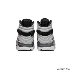 Air Jordan 8 “Bugs Bunny” 2025 – White/Black/True Red | AJ8 Retro | nk0003704 rear view of sneakers