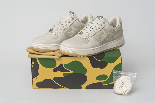 🔥 BAPE STA “Grey Ghost” 👟 – Pure Street Heat 🔥