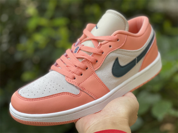 AJ 1 Low Light Madder Root Shoes Women's Sneakers – Nk0001953