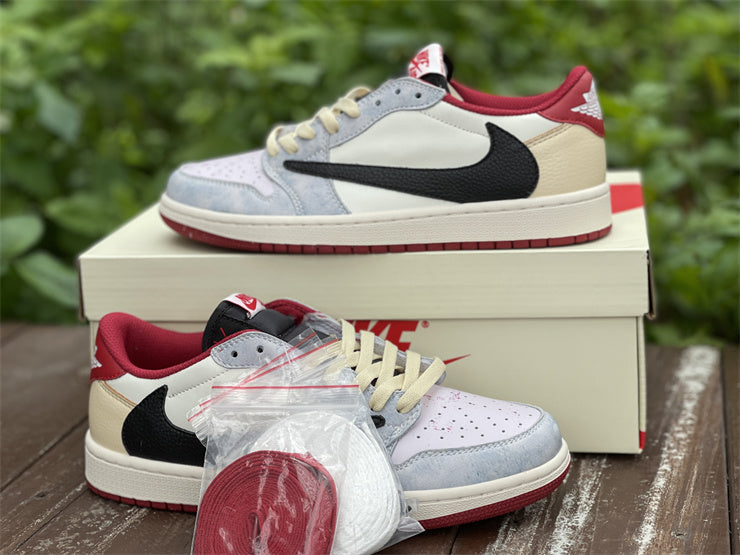 Travis Scott x AJ 1 Low Shoes Women's Sneakers – Nk0001912