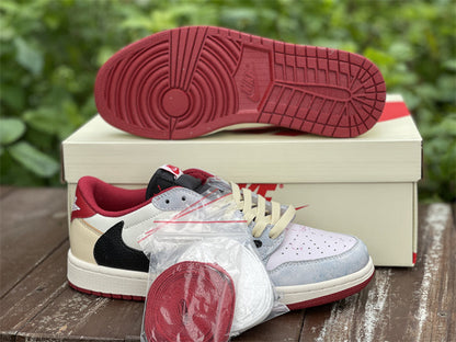 Travis Scott x AJ 1 Low Shoes Women's Sneakers – Nk0001912