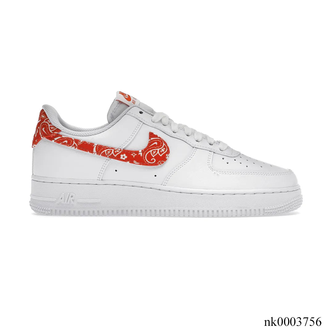 Af 1 Low Orange Paisley Shoes Men'S Sneakers – Nk0003756