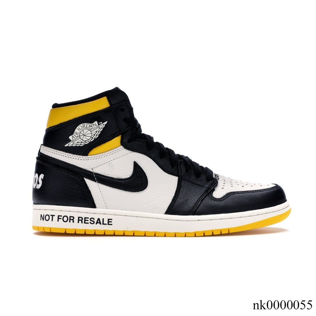 AJ 1 Retro High “Not for Resale” Varsity Maize Shoes Women's Sneakers – Nk0000055