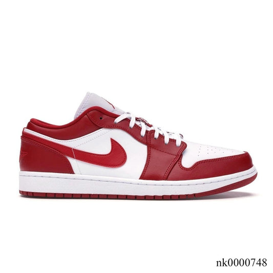 Aj 1 Low Gym Red White Shoes Men'S Sneakers – Nk0000748