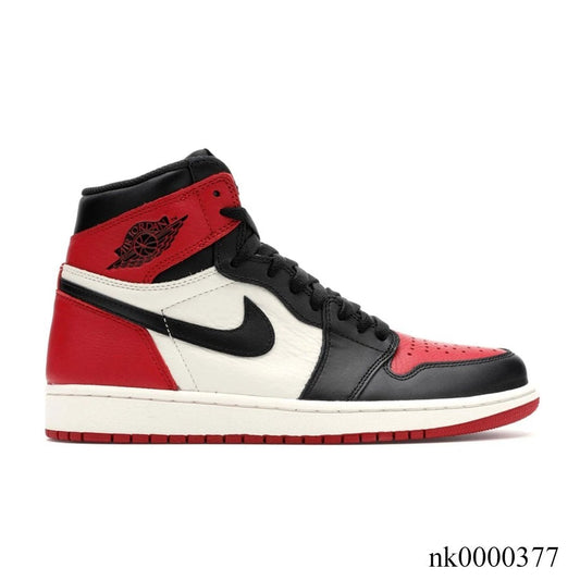 Aj 1 Retro High Bred Toe Shoes Men'S Sneakers – Nk0000377