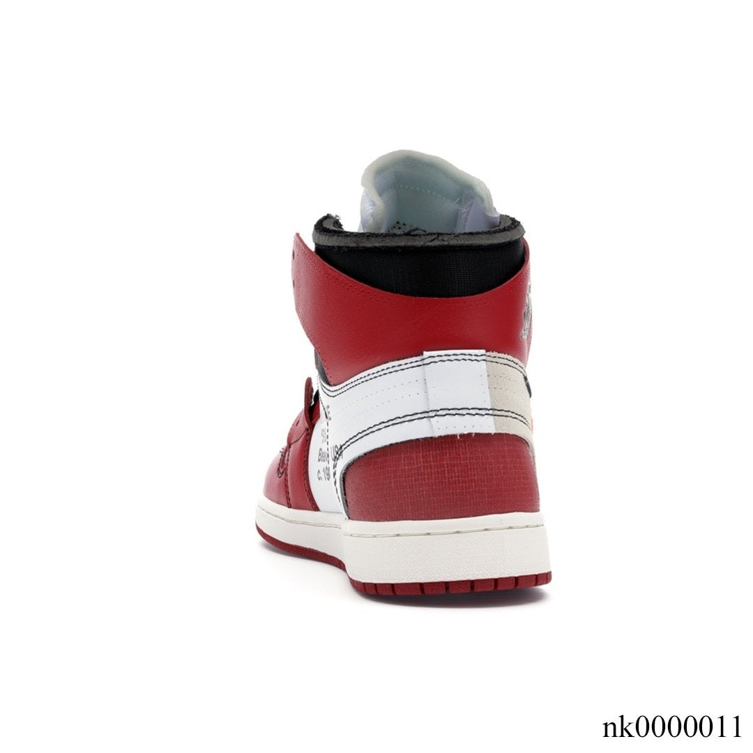 OW x AJ 1 High Chicago Shoes Women's Sneakers – Nk000011