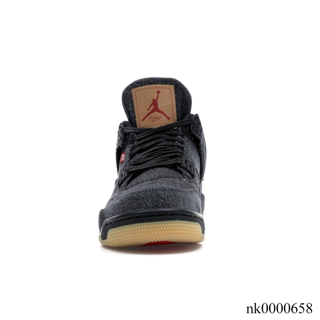 Aj 4 Retro Levi’S Black (Levi’S Tag) Shoes Men'S Sneakers – Nk0000658