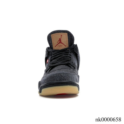 Aj 4 Retro Levi’S Black (Levi’S Tag) Shoes Men'S Sneakers – Nk0000658