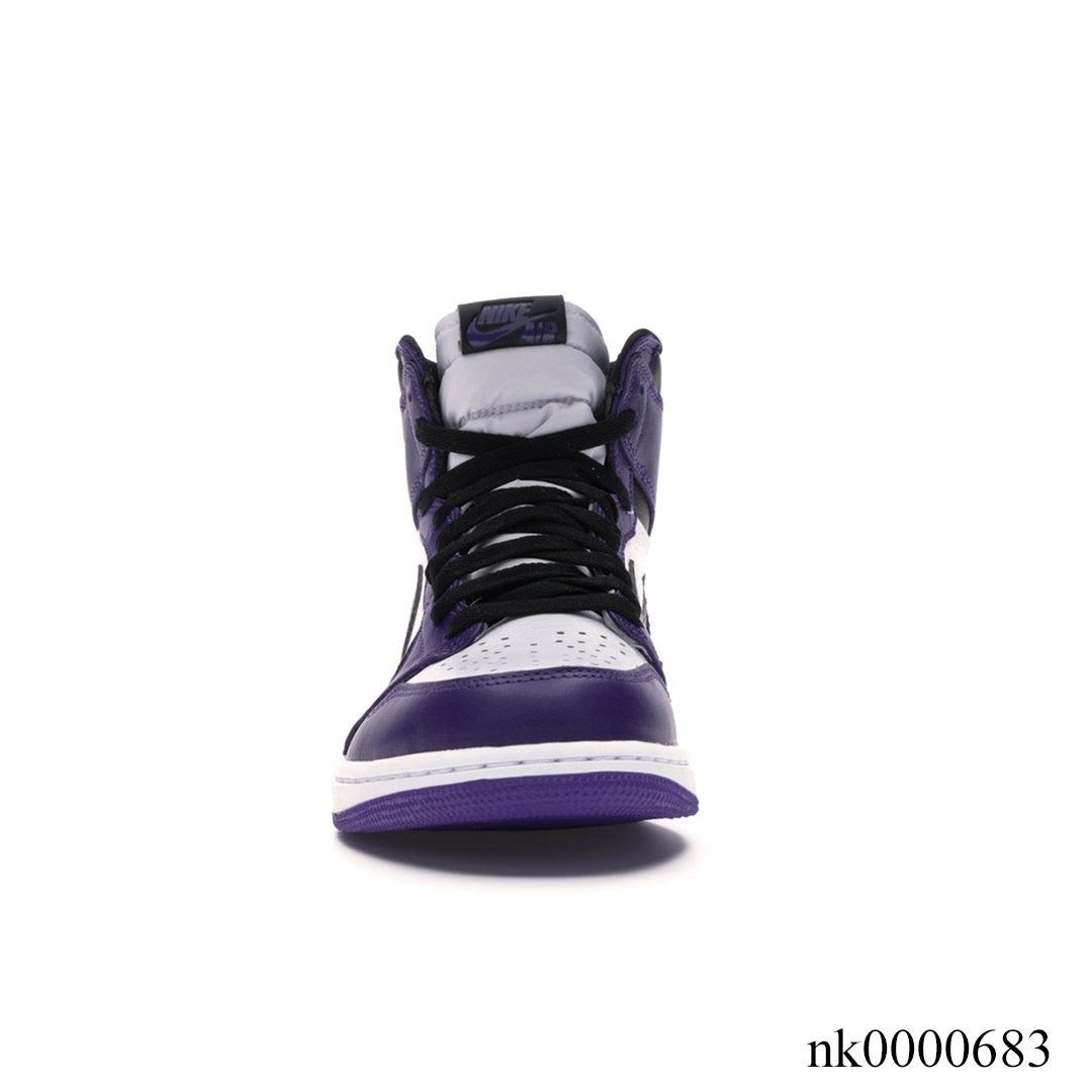 Aj 1 Retro High Court Purple White Shoes Men'S Sneakers – Nk0000683