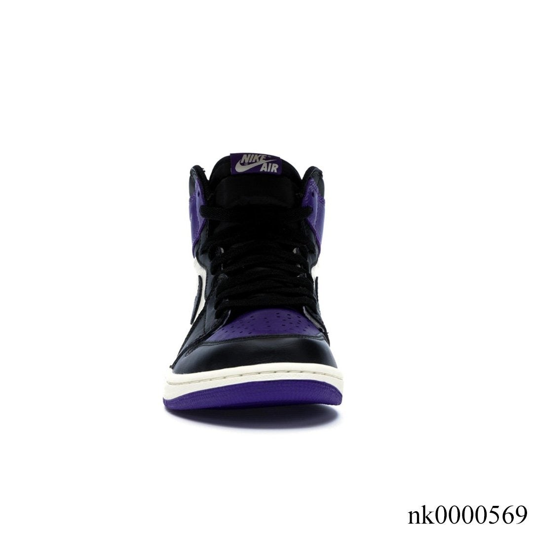 AJ 1 Retro High Court Purple Shoes Women's Sneakers – Nk0000569