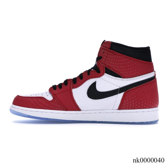 AJ 1 Retro High Spider-Man Origin Story Shoes Women's Sneakers – Nk0000040