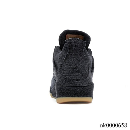 Aj 4 Retro Levi’S Black (Levi’S Tag) Shoes Men'S Sneakers – Nk0000658
