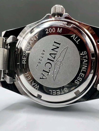 NIB Invicta Pro Diver 48726 Watch 37.5mm Steel  Blue Dial 200M -HOT COLOR