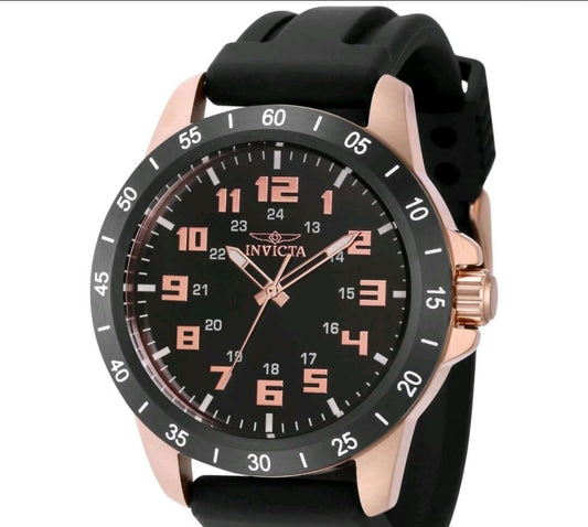 Invicta Pro Diver Status 45mm Quartz Black Dial Men's Watch 40005