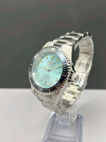 NIB Invicta Pro Diver 48726 Watch 37.5mm Steel  Blue Dial 200M -HOT COLOR