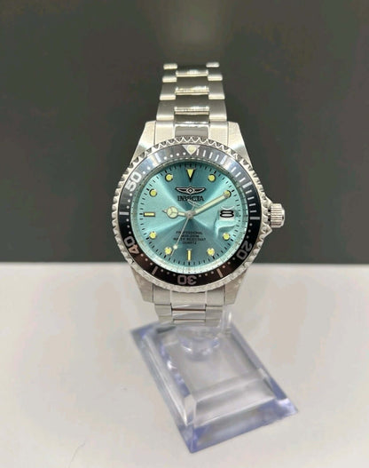 NIB Invicta Pro Diver 48726 Watch 37.5mm Steel  Blue Dial 200M -HOT COLOR