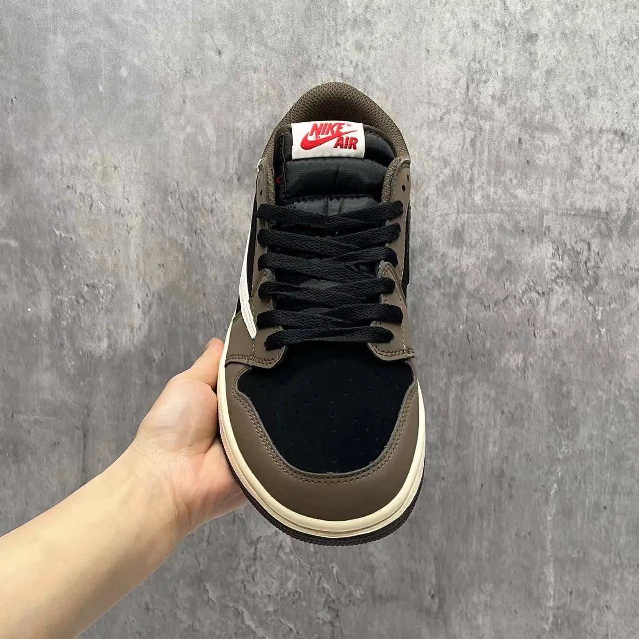 Travis Scott x AJ 1 Low OG Dark Mocha Shoes Women's Sneakers – Nk0000012