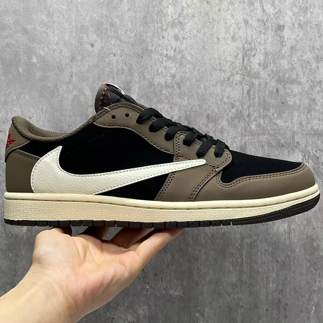 Travis Scott x AJ 1 Low OG Dark Mocha Shoes Women's Sneakers – Nk0000012