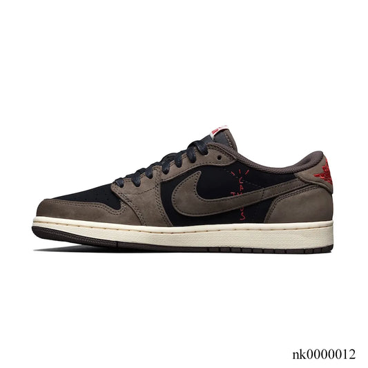 Travis Scott x AJ 1 Low OG Dark Mocha Shoes Women's Sneakers – Nk0000012