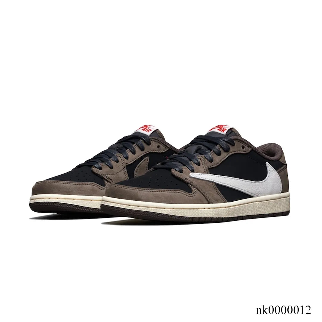 Travis Scott x AJ 1 Low OG Dark Mocha Shoes Women's Sneakers – Nk0000012