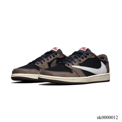 Travis Scott x AJ 1 Low OG Dark Mocha Shoes Women's Sneakers – Nk0000012