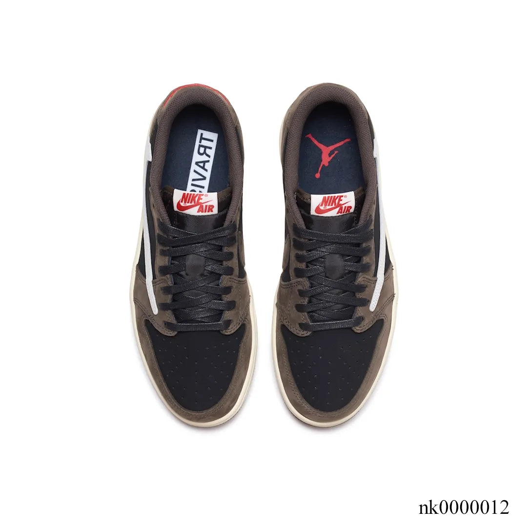 Travis Scott x AJ 1 Low OG Dark Mocha Shoes Women's Sneakers – Nk0000012