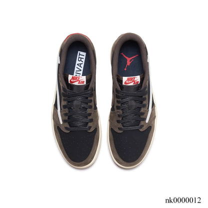 Travis Scott x AJ 1 Low OG Dark Mocha Shoes Women's Sneakers – Nk0000012