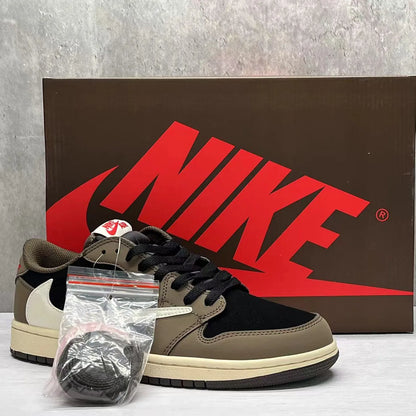 Travis Scott X Aj 1 Low Og Dark Mocha Shoes Men'S Sneakers – Nk0000012