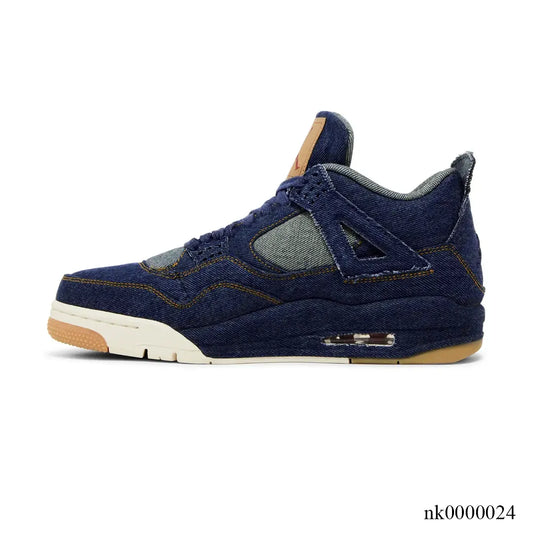 Levi’S X Aj 4 Denim Shoes Men'S Sneakers – Nk0000024
