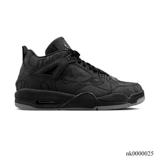 Kaws X Aj 4 Black Shoes Men'S Sneakers – Nk0000025
