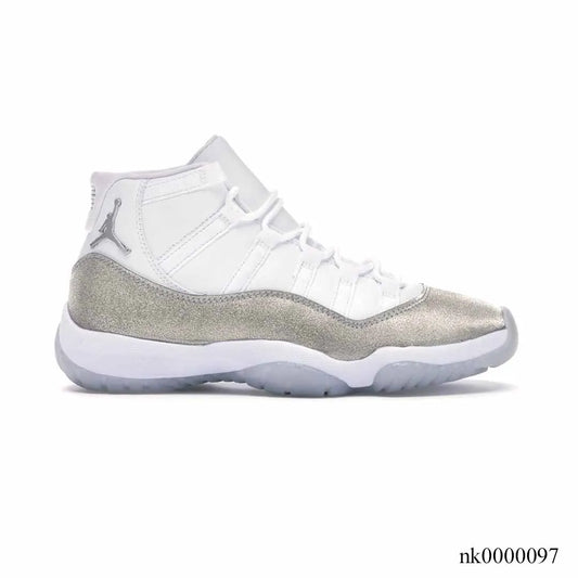 AJ 11 Retro White Metallic Silver (W) Shoes Women's Sneakers – Nk0000097