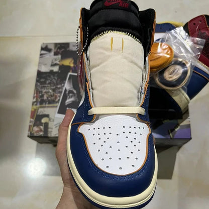 Union LA x AJ 1 High OG NRG Storm Blue Shoes Women's Sneakers – Nk0000291