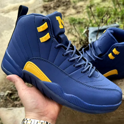 Aj 12 Retro Michigan Shoes Men'S Sneakers – Nk0000633