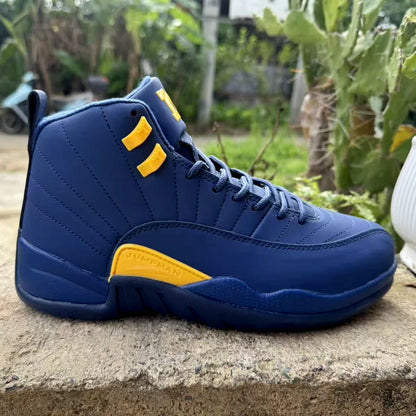Aj 12 Retro Michigan Shoes Men'S Sneakers – Nk0000633