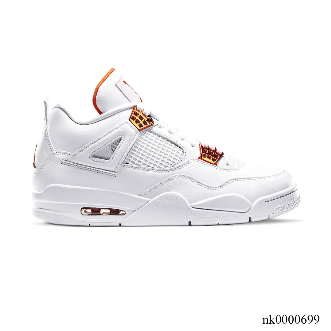 Aj 4 Retro Metallic Orange Shoes Men'S Sneakers – Nk0000699