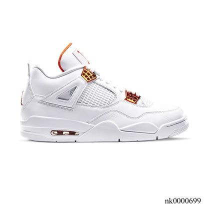 Aj 4 Retro Metallic Orange Shoes Men'S Sneakers – Nk0000699