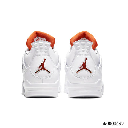 Aj 4 Retro Metallic Orange Shoes Men'S Sneakers – Nk0000699
