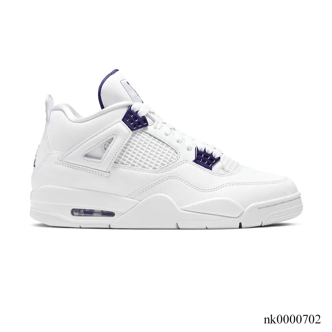 AJ 4 Retro Metallic Purple Shoes Women's Sneakers (Big Size Available) – Nk0000702
