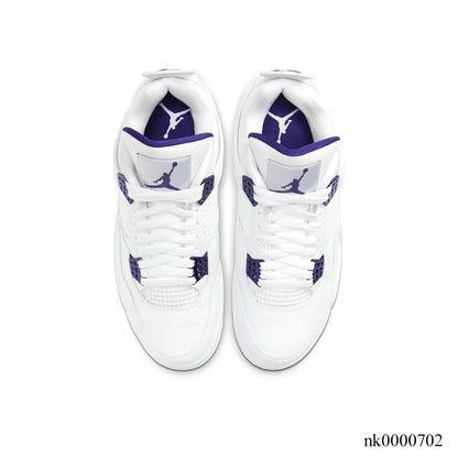 AJ 4 Retro Metallic Purple Shoes Women's Sneakers (Big Size Available) – Nk0000702