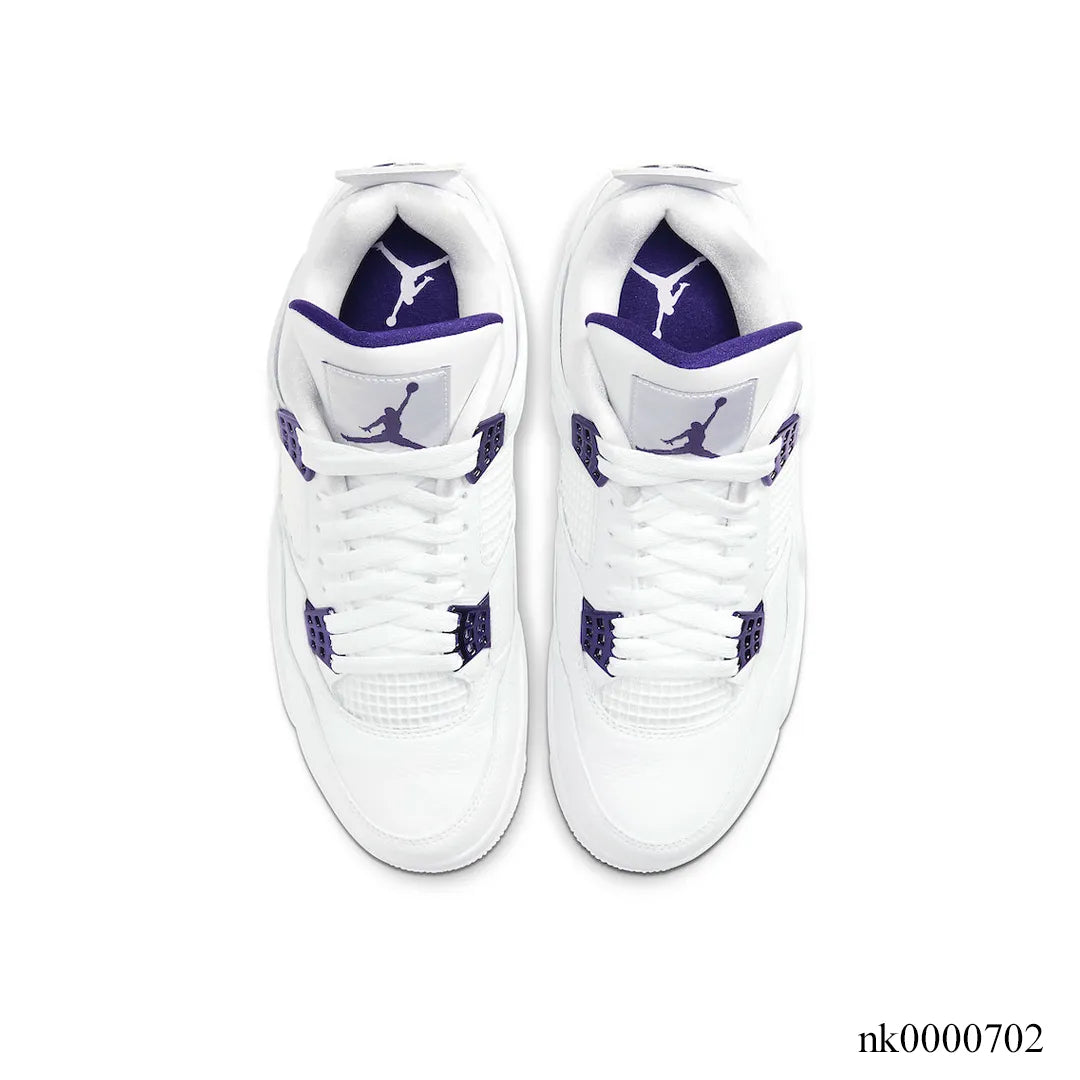 Aj 4 Retro Metallic Purple Shoes Men'S Sneakers (Big Size Available) – Nk0000702