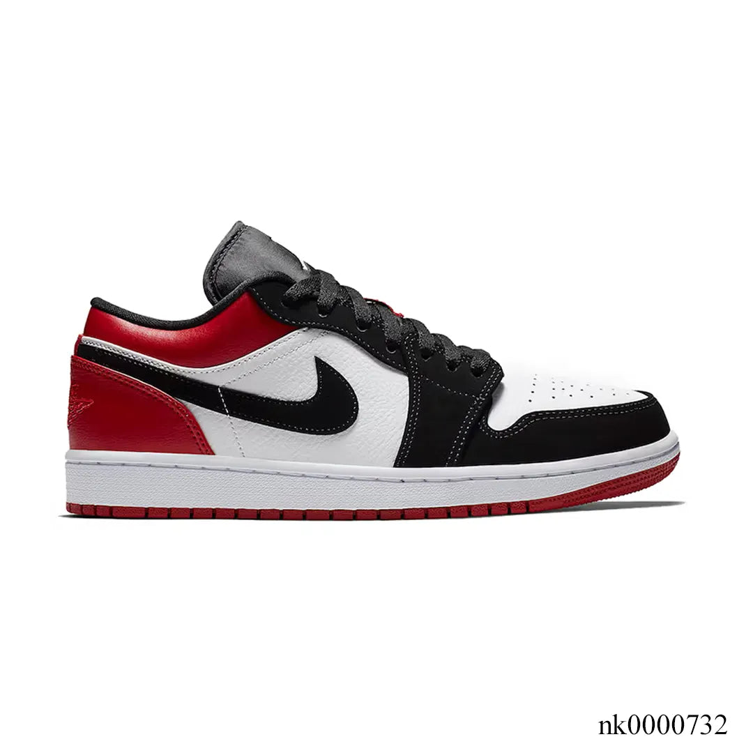 AJ 1 Low Black Toe Shoes Women's Sneakers – Nk0000732