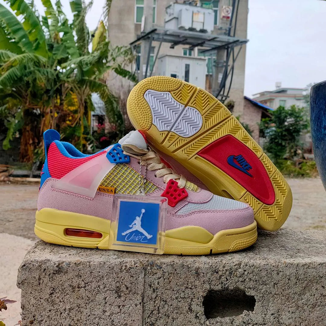 AJ 4 x Union Guava Ice Shoes Women's Sneakers – Nk0001323