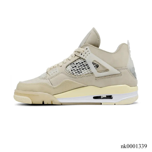 OW x AJ 4 Sail Shoes Women's Sneakers – Nk0001339