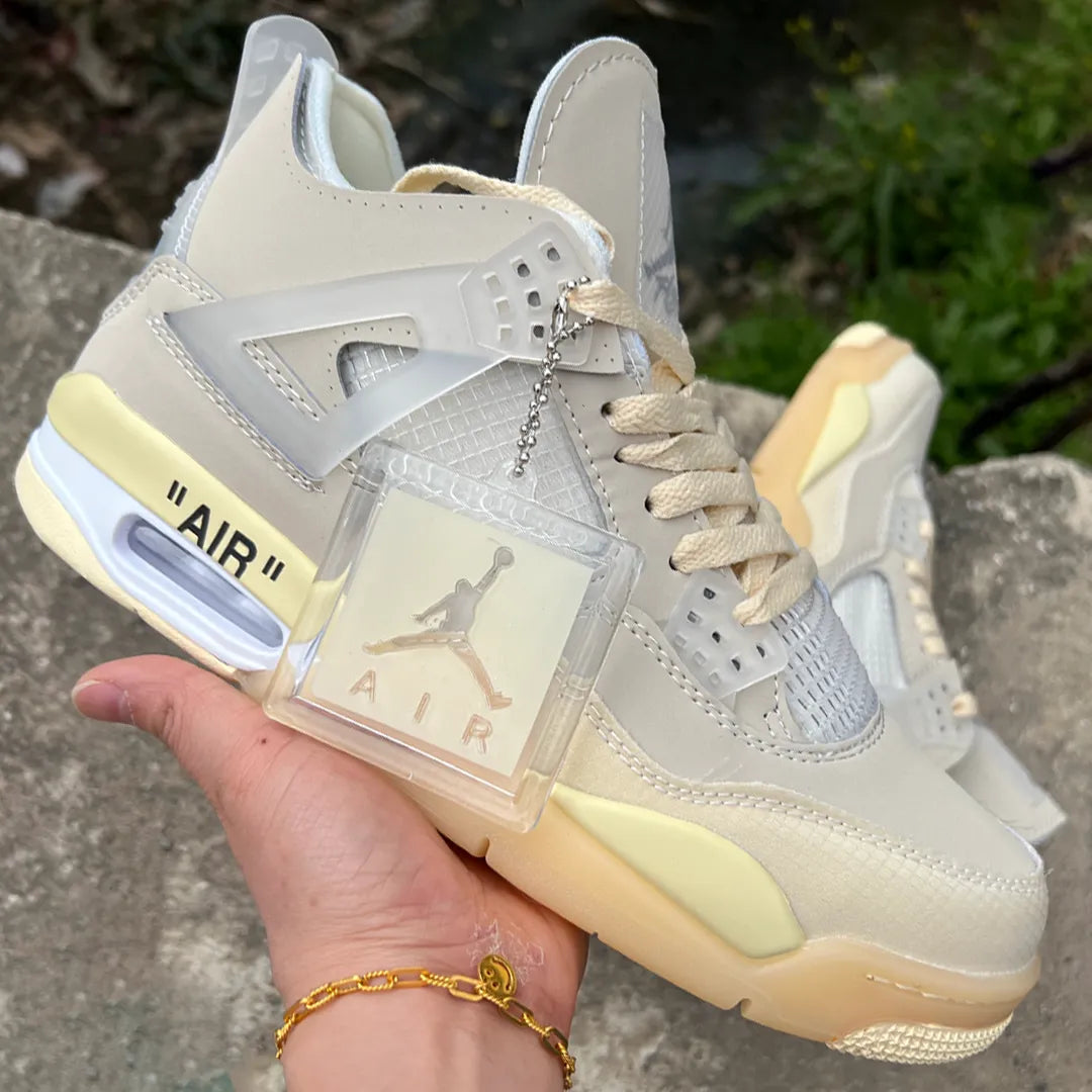 Ow X Aj 4 Sail Shoes Men'S Sneakers – Nk0001339