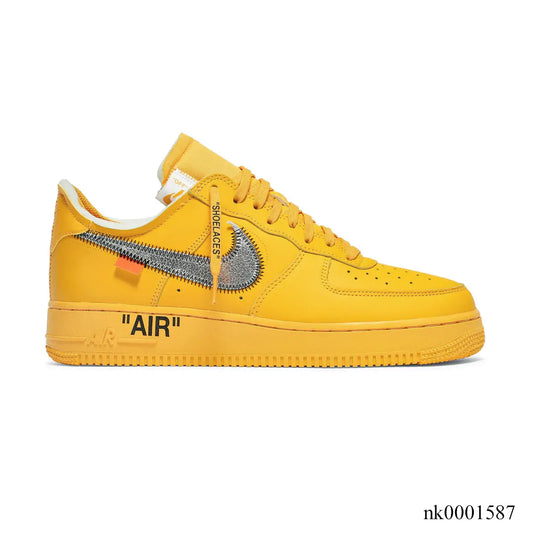 Ow X Af 1 Low University Gold Lemonade Shoes Men'S Sneakers – Nk0001587