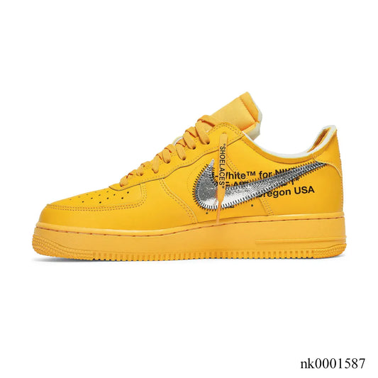 Ow X Af 1 Low University Gold Lemonade Shoes Men'S Sneakers – Nk0001587